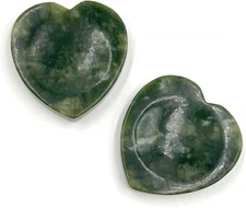 J.C. Walsh and Sons Ltd Connemara Marble Heart Shaped Irish WORRY Stone Set of 2