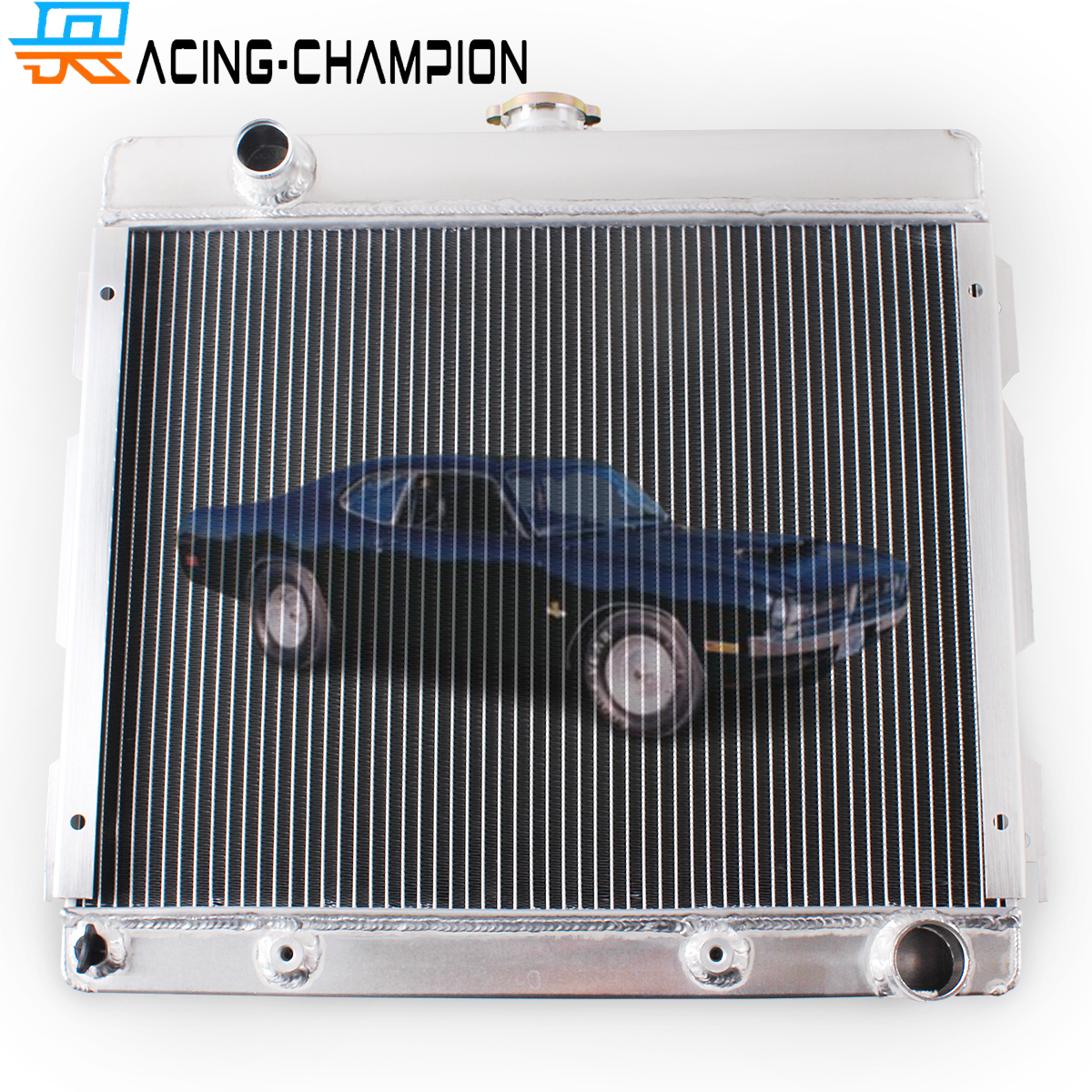 Plymouth Duster Radiator JEGS 555 511405: Reproduction Aluminum
