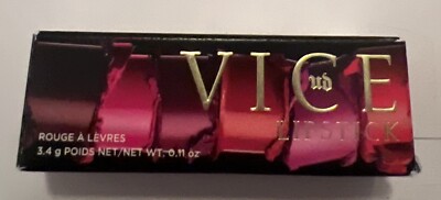 ( 1 ) URBAN DECAY  VICE   Lipstick   TEMPER   COMFORT  MATTE Full Size  0.11 oz 
