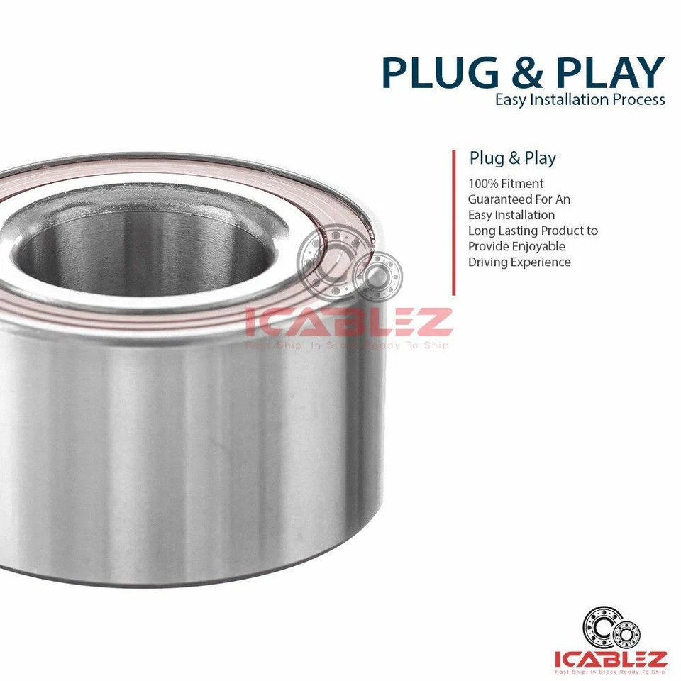 [INTERIOR DELANTERO (cantidad 1p)] Repuesto de cojinete de rueda para Geo Storm 1992-1993 1,6 L Foto 2 de 3