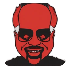 Tech N9ne Angel Demon Sticker ~ Barfool ~ Vinyl Phone Laptop Car Helmet Decal