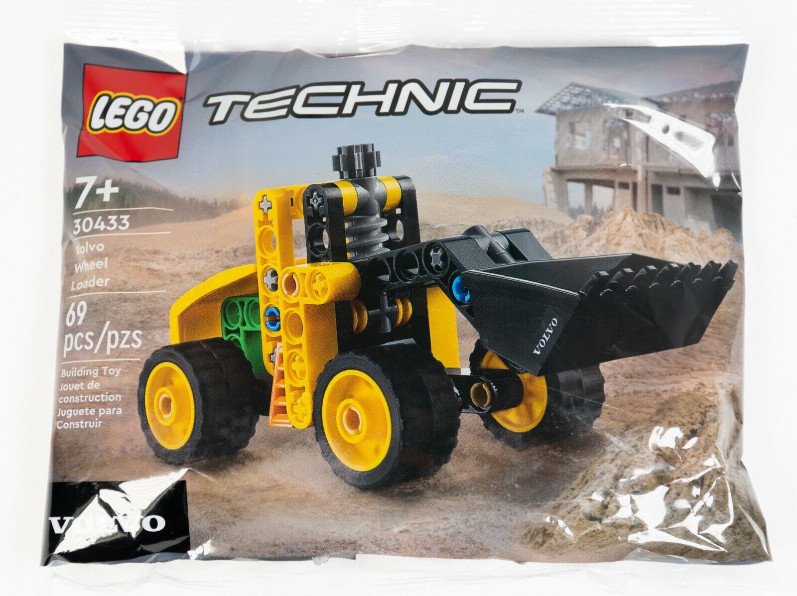 Lego Technic Volvo Wheel Loader 30433 (69 pcs) New/Sealed/Fast Ship
