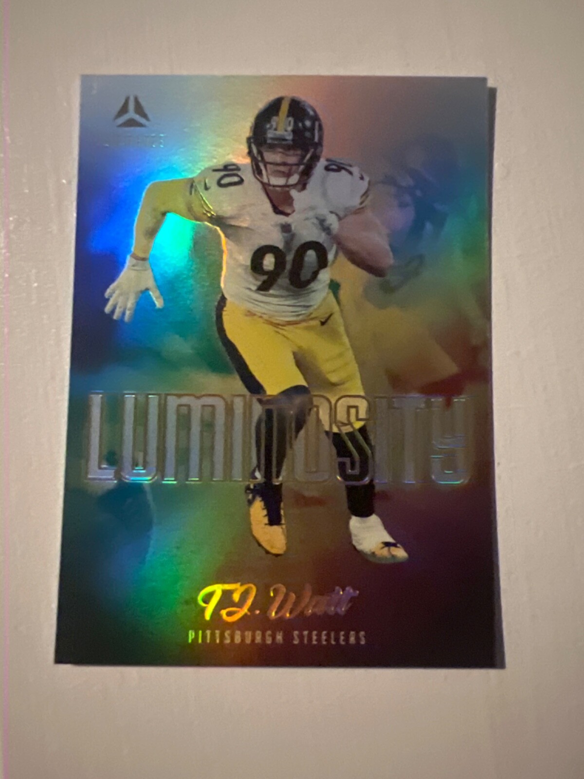 2022 LUMINANCE  TJ WATT LUMINOSITY CASE HIT SSP Steelers