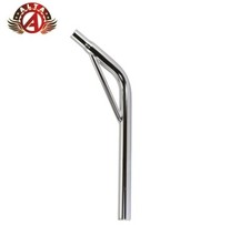 ALTA 27.2MM STEEL SEATPOST LAYBACK SUPPORT MTB BMX CRUISER 7/8"SADDLE CHROME