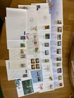 Finland Aland 29 FDc covers and pre paid covers incl miniature sheets