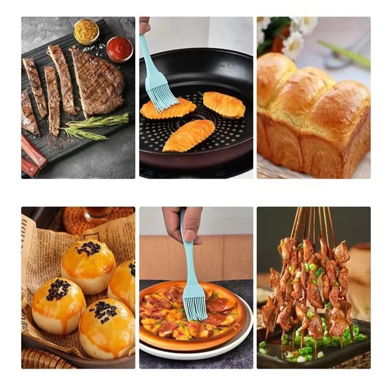 Silicone Basting Brush Pastry Baking BBQ Barbecue Oil Pastry Cooking Bakeware - Image 3 of 4