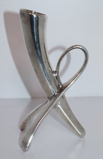 Art Deco Spahr Silver Overlay Porzellan Vase mit 1000er Silberauflage  /"743