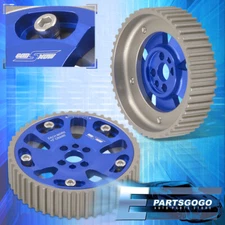 For Nissan RB20 RB25 RB26 2Piece Aluminum Camshaft Cam Gear Wheel Sprocket Blue