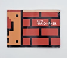 Super Mario Maker Game Manual Booklet Nintendo Wii U