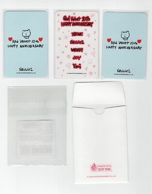 Red Velvet Seulgi Photocard | 10TH ANNIVERSARY MD LUCKY CARD SET