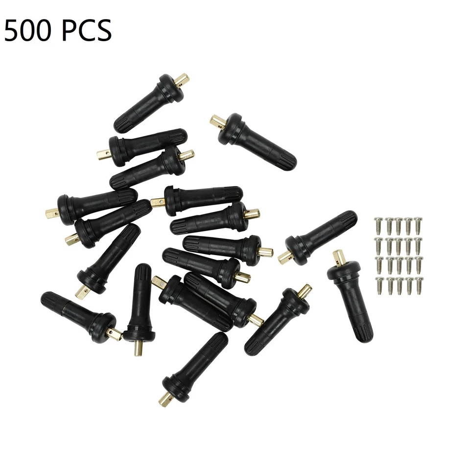 500pcs TPMS Tire Pressure Sensors Valve Stem Rebuild Kit For Buick Subaru 20018 - Image 2 of 4