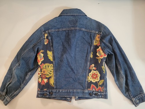 Vintage 80s Levis Jean Jacket Mens Size 40 Blue Denim Type 3 Trucker Patchwork - Picture 2 of 12