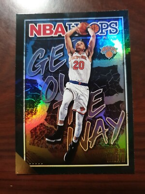 2019-20 Hoops Get Out Of The Way #20 Kevin Knox New York Knicks Gold Holo