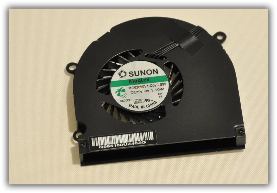 Ventilador de refrigeración CPU genuino SUNON para Macbook Pro A1286 15" 2009-2011 izquierda + derecha Foto 2 de 3