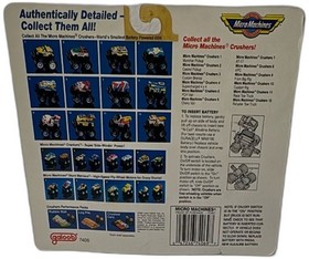 Micro Machines 4x4 Crushers Spuds #10 1990 Galoob Battery Powered NIB