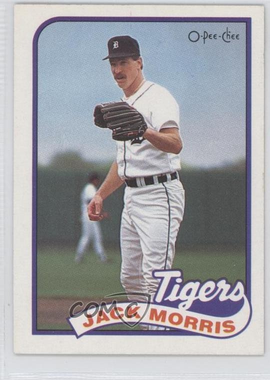 1989 O-Pee-Chee Jack Morris #266 HOF 0a1