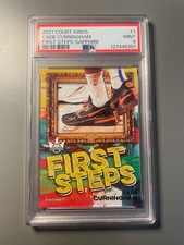 2021-22 Panini Court Kings First Steps Cade Cunningham #1 Sapphire /25 PSA 9