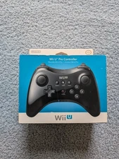 Pro Controller OEM Black (Nintendo Wii U) Brand New - Factory Sealed