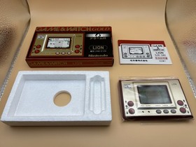 Nintendo Game & Watch LION LN-08 Gold Series NMIB 1981 Near Mint In Box