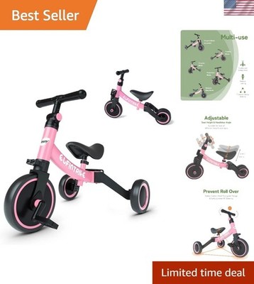 Balance Training Toddler Bike - 5-in-1 Versatility for Ages 1-4, Easy Assembly