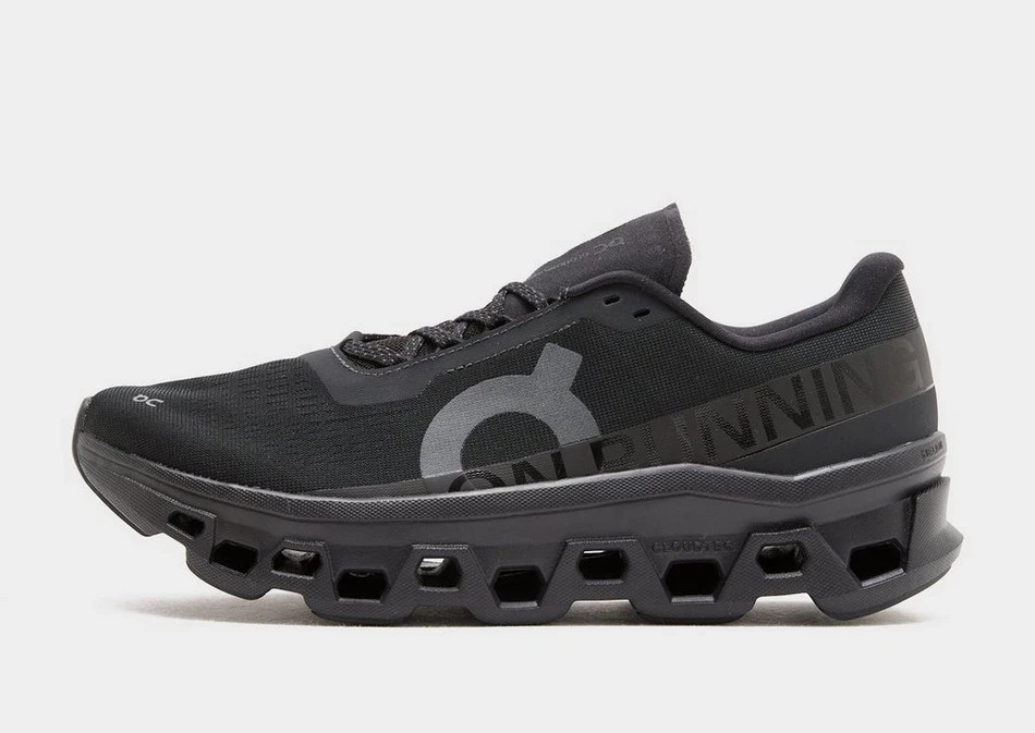 靴 On Running Cloudmonster Black On Running Cloudmonster Men's Shoes in Black | eBay