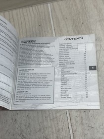 Marvel vs. Capcom 1 Sega Dreamcast Instruction Manual Booklet ONLY #a