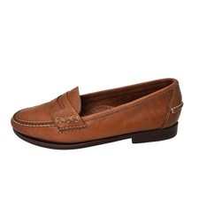 VINTAGE Cole Haan Country Penny Loafers Brown Leather Hand Sewn Women's 6.5M
