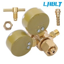LABLT 2" Dual Gauge Oxygen CGA540 Regulator 0-400PSI for Victor Torch Cutting