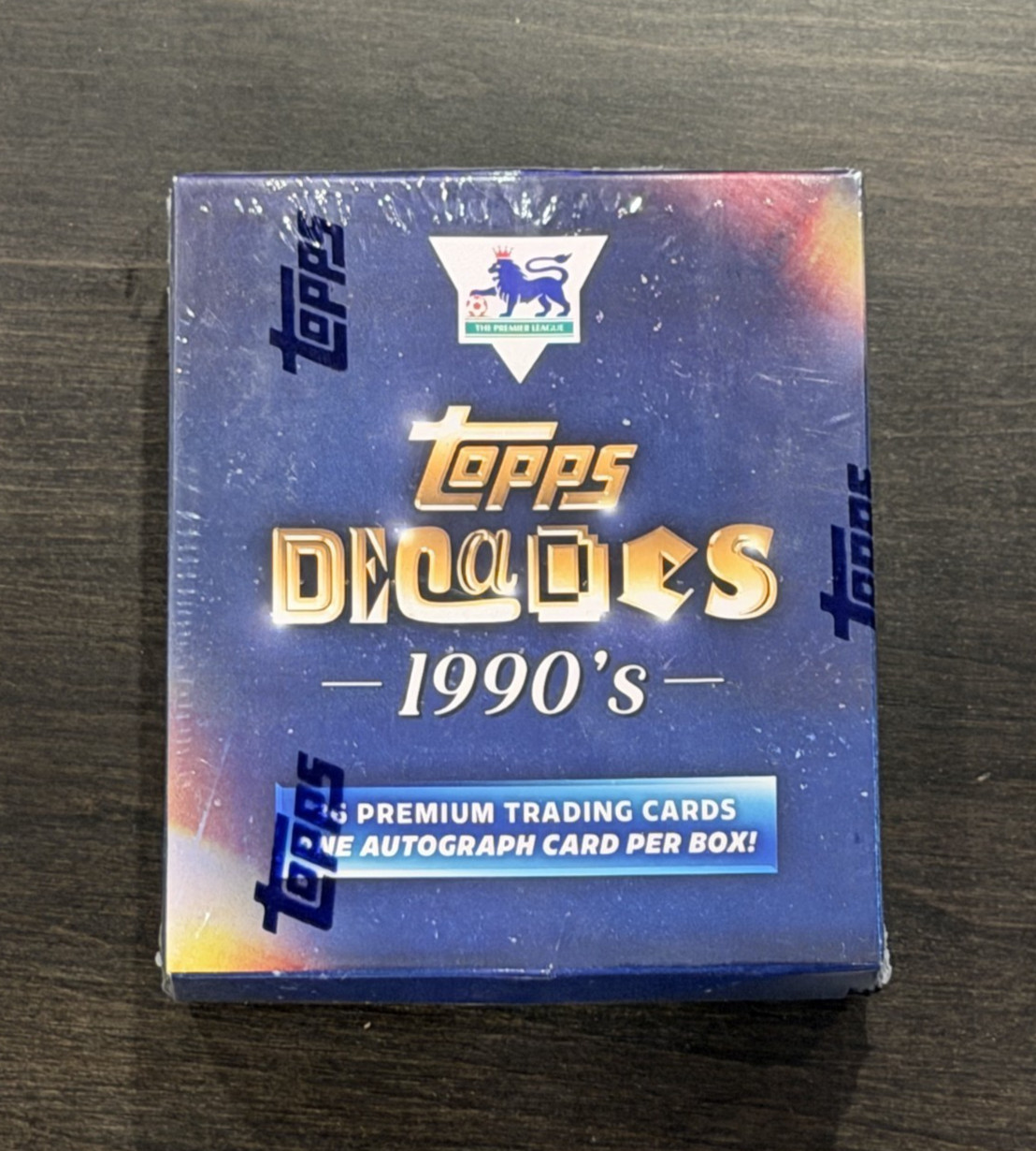 2025 Topps Decades 90's EPL English Premier League Soccer SEALED Hobby Box