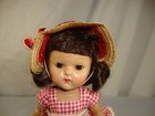 1950's Vogue Ginny Doll  Straight Leg Walker w/ Painted Lashes Tagged Dress — photo 3