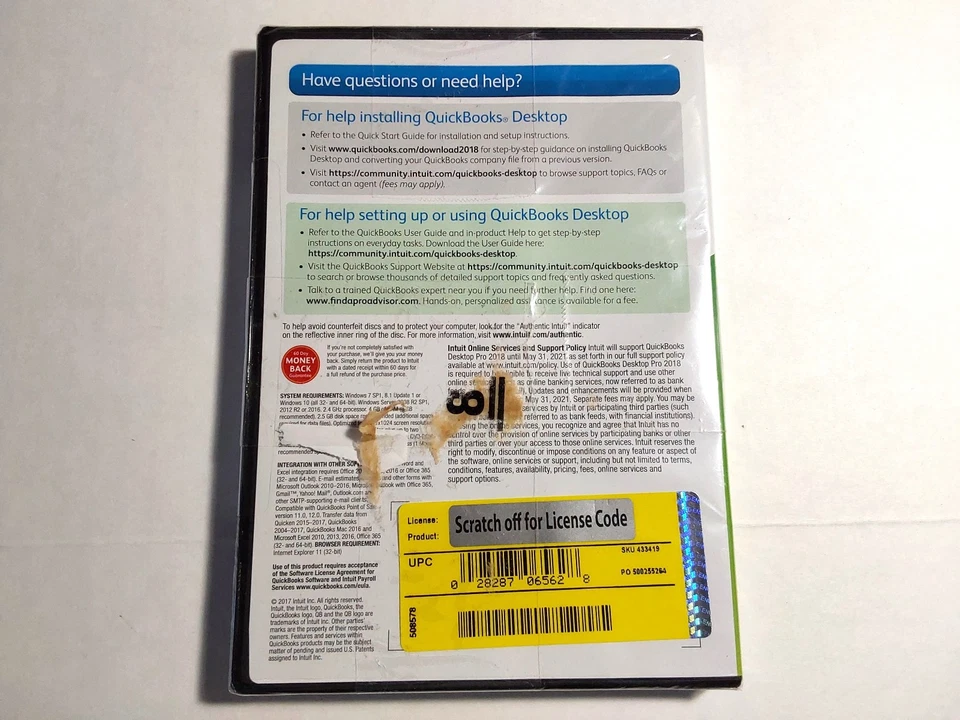 Intuit QuickBooks Desktop Pro 2018 Accounting Software for Windows (433439) - Image 3 of 4