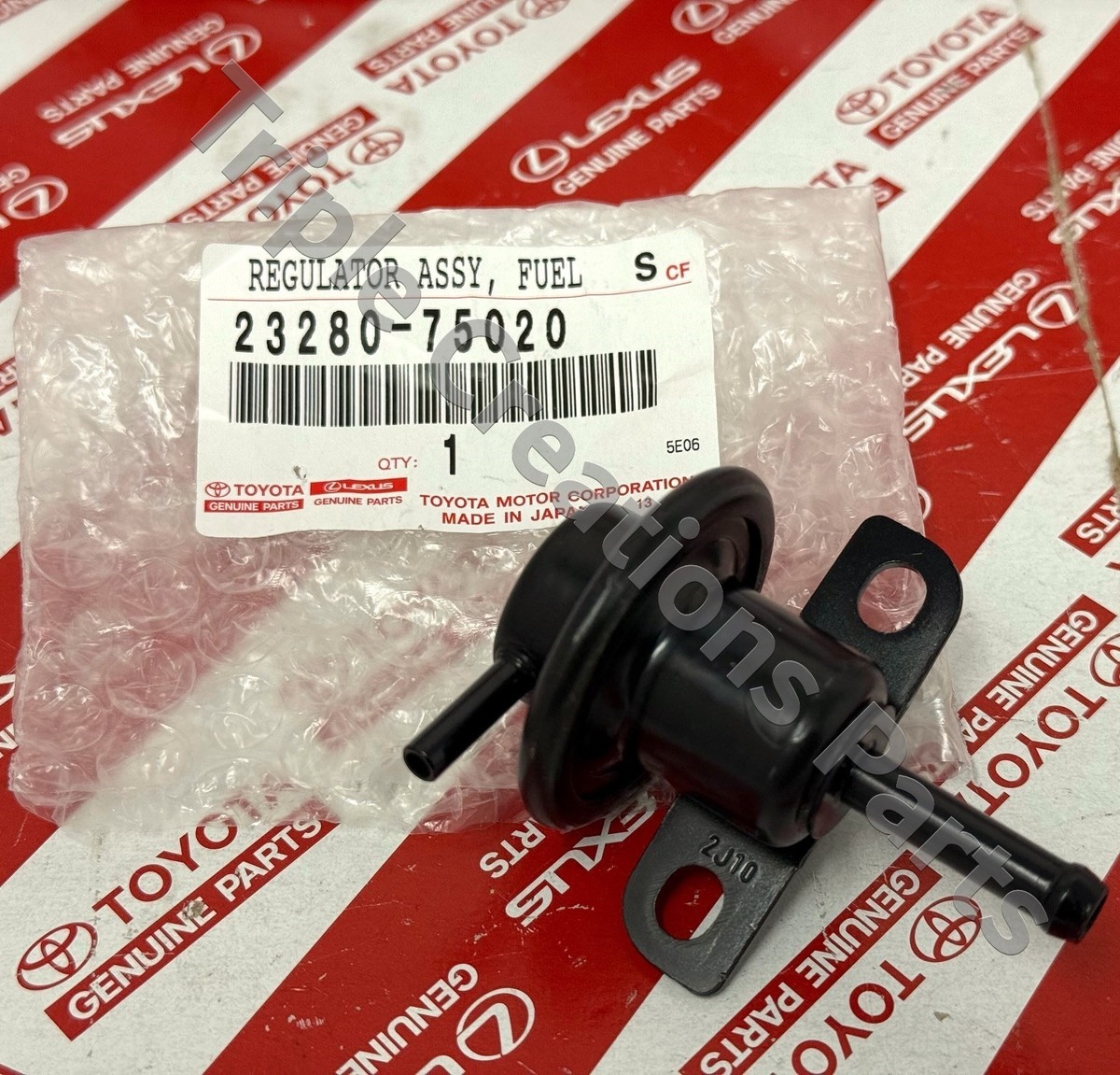 美品 循環リフター 23280-75020 Genuine Toyota Regulator Assy Fuel Pressure 2328075020