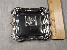 Wedding Engagement Ring Dish Ring Holder Metal B96