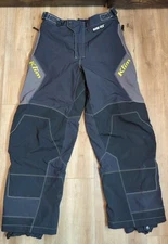 Klim Free Ride Pants Mens Size L Gore-tex Black Gray Snow/Dirt Lined