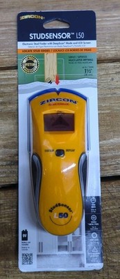 Zircon StudSensor L50 Edge Finding Electronic Stud Finder Sensor w/Deep Scan New