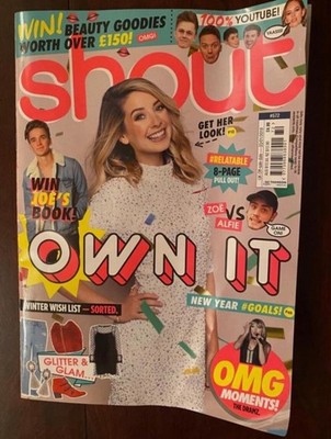 Shout Magazine January 2018 YouTube Zoe Alfie Joe Sugg Dua Lipa rare item