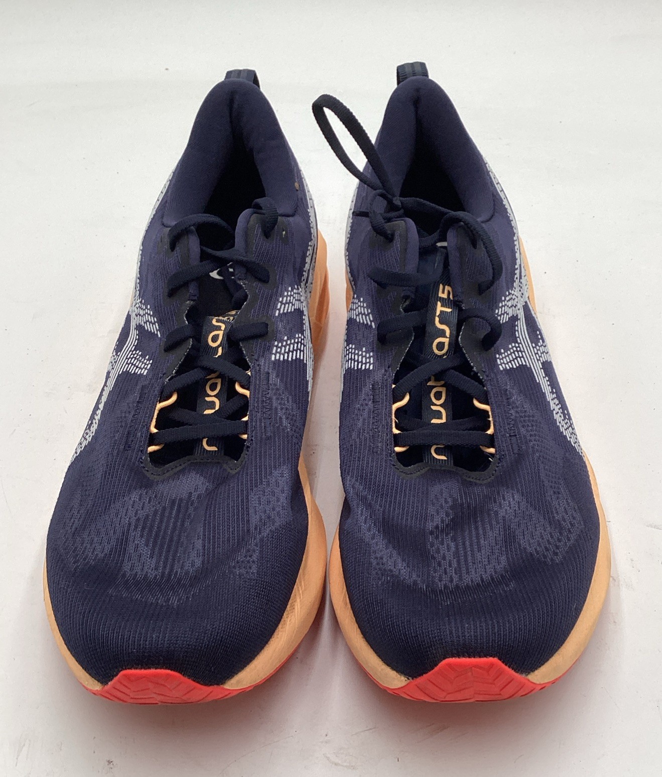 Asics Men's Novablast 5 Cushioned Running Shoes Blue/Orange Size 14 W thumbnail 3