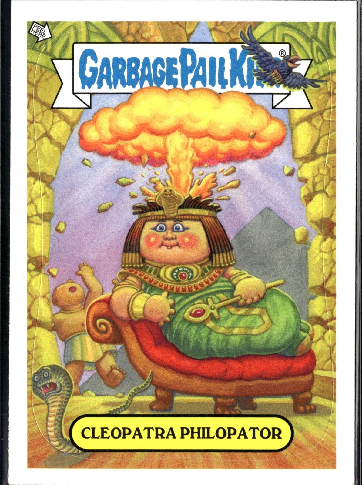 2013 Topps Garbage Pail Kids #2 Cleopatra Philopator front