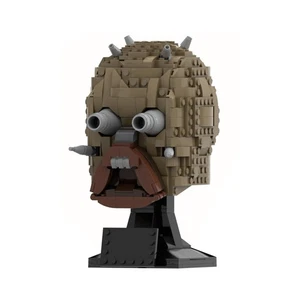 Un casque de caractère fictif / Bâton 677 Pièces MOC-73338 Kit de construction