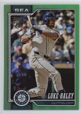 2026 Topps Series 1 Green Rainbow Foil 1/99 Luke Raley #142 06gy