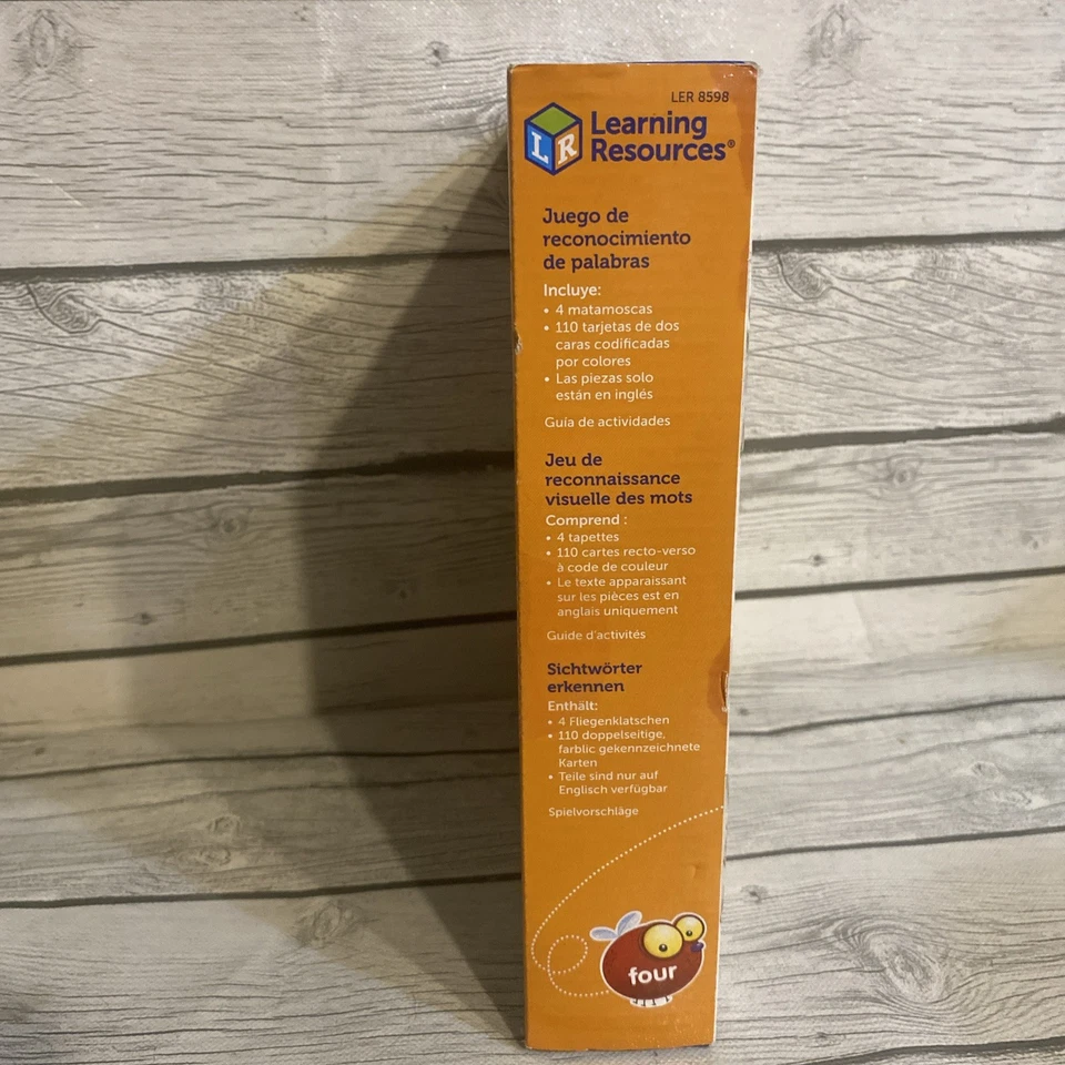 Sight Word Swat Learning Game Ages 5+ Kindergarten 4 Players NEW SEALED - Image 2 of 4