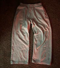 Aéropostale Men's Gray Fleece Sweatpants XS Drawstring 28x28 Straight Leg