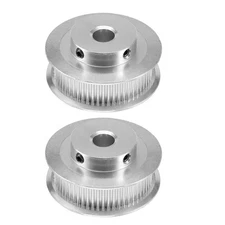 Saipe 2PCS GT2 Timing Pulley Aluminum Alloy Timing Belt Pulley Synchronous Wh...
