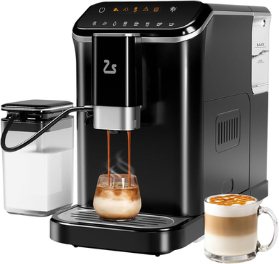 #ad Super Automatic Espresso Machine amp; Coffee Maker 20Bar Pressure Built In Conica $611.99