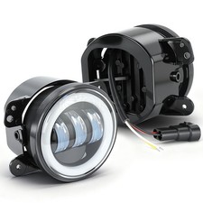 For 2014-2018 Jeep Cherokee 4 Inch Led Fog Lights Front Bumper Driving Lamps