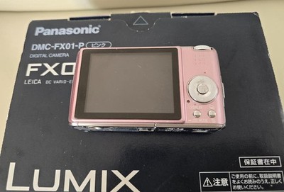 Panasonic パナソニック DMC-FX01 ピンク デジタルカメラ Panasonic LUMIX DMC-FX01 Pink Compact Digital Camera with
