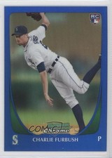 2011 Bowman Draft Chrome Blue Refractor 74/199 Charlie Furbush #37 1c6