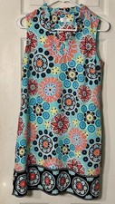 Crown  Ivy Petites Sleeveless Floral Print Dress Lined 6P