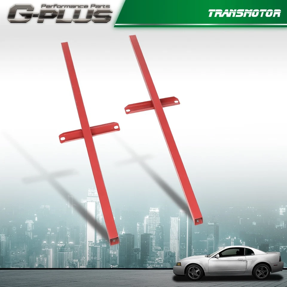 Para Ford Mustang 1979-2004 Medidor Rojo Subchasis Brazo de Control Submarcos Conectores Foto 2 de 4