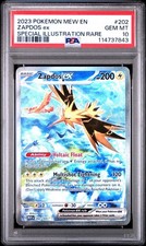 Zapdos ex 202/165 Sv: Scarlet & Violet 151 PSA 10